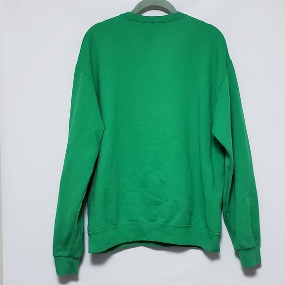 Rick & Morty Christmas Sweater Sweatshirt Green Holidays Ugly Medium Adult Swim - Picture 2 of 5